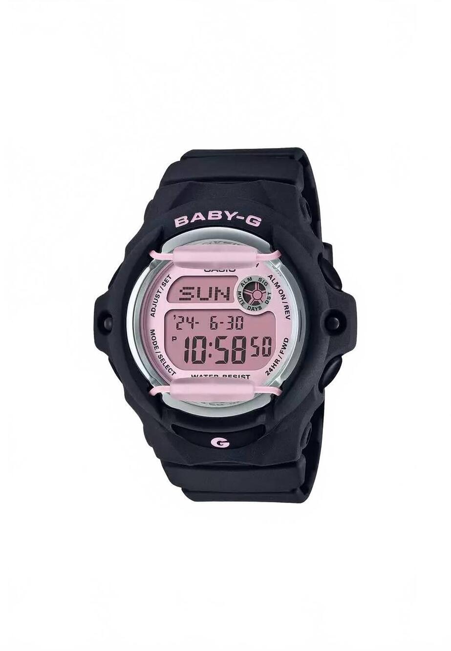 NEW CASIO women's baby-g digital watch in black